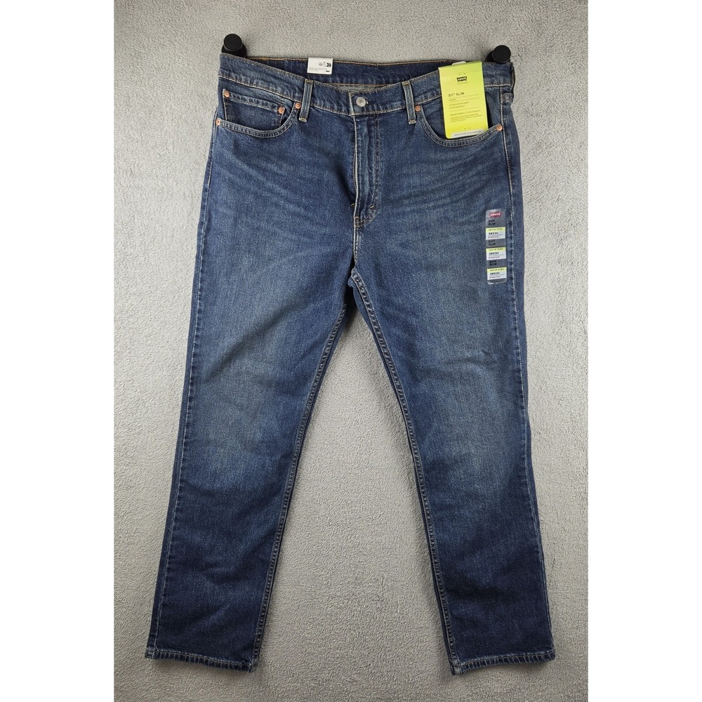 NWT Levi's 511 Slim Fit Flex Stretch Original Denim Jeans Medium Wash Mens 38x30